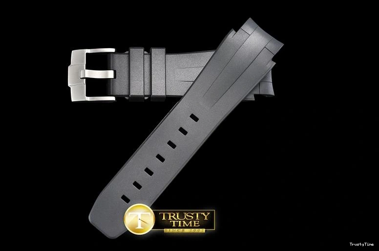 0801 Original ROLACC028D – Rubber B Black Vulcanized Strap For Rolex DeepSea 839